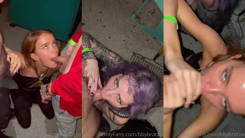 Valerica Steele and Zoeyyluna share a sloppy deepthroat in a wild foursome