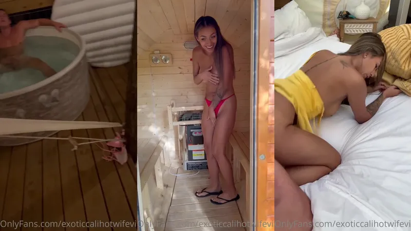 Victoria Lit's hot wife vacation gets wild with outdoor sex and cumshots