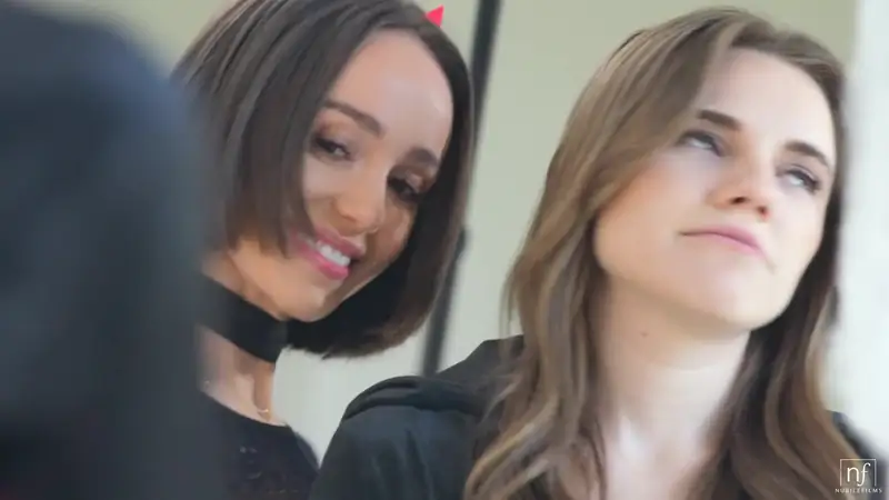 Sexy Halloween threesome with Rose Carter and Christina Sage