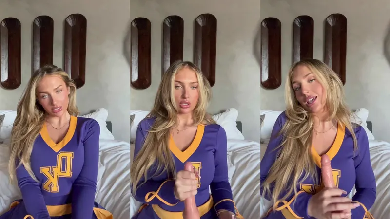 Blairbbyxo JOI Session As A Cheerleader