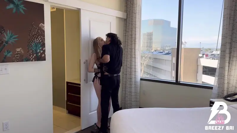 BreezyBri Official gets drilled hard by her bodyguard in a hot missionary session