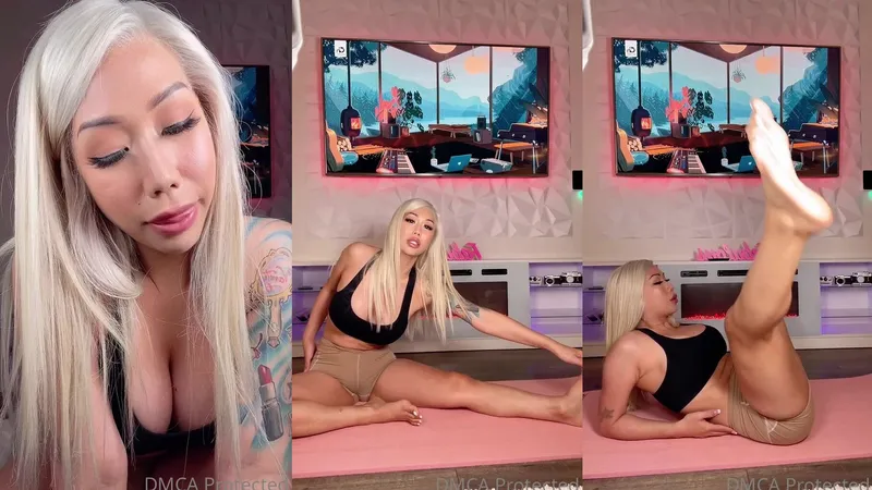 Keerakawaii flaunts her tattoos & fishnet bod after gym session