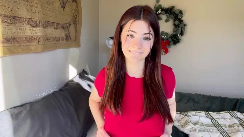Laci Witton Christmas Solo Masturbation