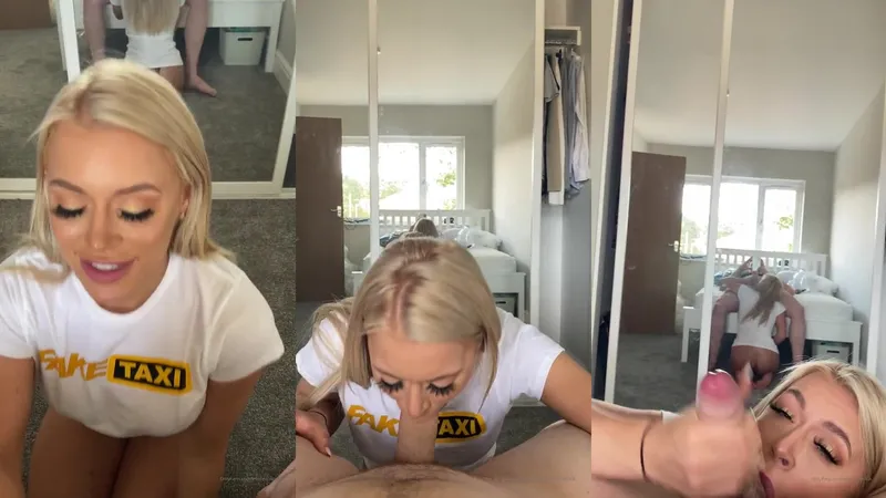 Leaked sex tape: Elle Brooke gives a sloppy BJ & sucks a big one