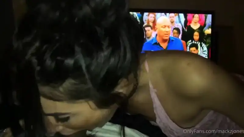 Mackenzie Jones goes all-in with her deep throat skills