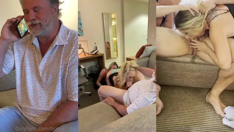 Brandi Love and Samantha Saint go wild with BJ fun in hot leaked sex tape