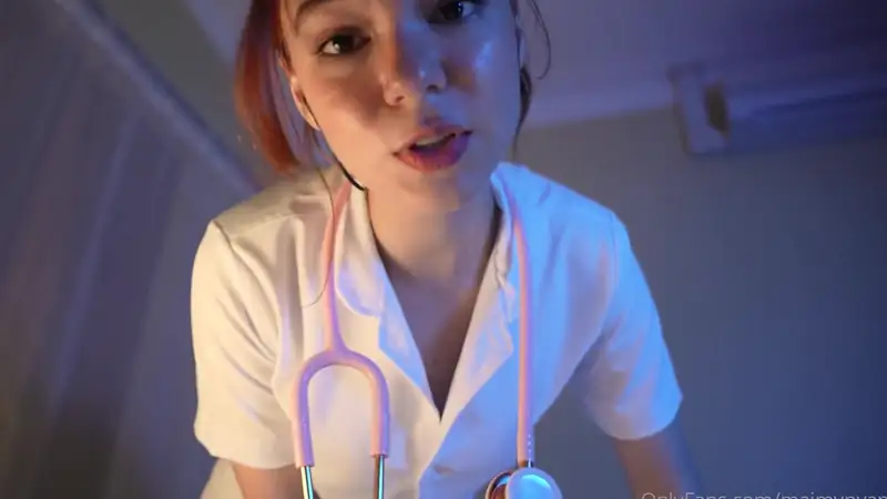 Maimy ASMR Nurse Blowjob Video Leaked