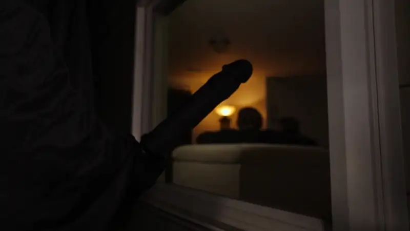 Home Intruder masked as Brooketilli gives a sloppy blowjob & takes a hot facial