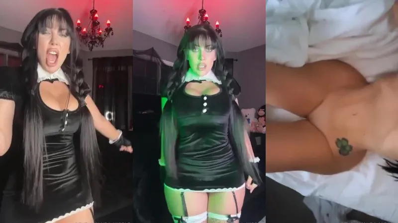 Amanda Nicole & Velma Cosplay - Full Nude Strip Strips!