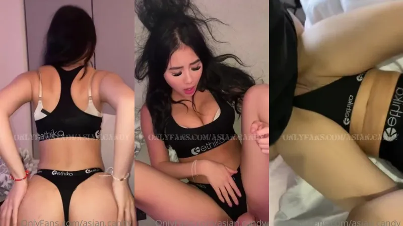 Asian Candy's naughty sex tape leaked & leaked again!