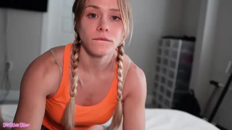Katie Karr - Step-Sis Condom Removal And Accidental Creampie