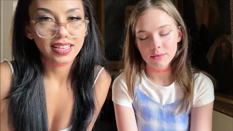 Venus Vixen & BiancaBangs Get Fucked In A Threesome