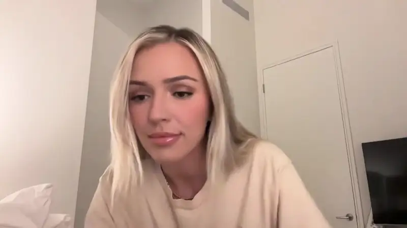 Abby Rao tries on different costumes in hot leak video