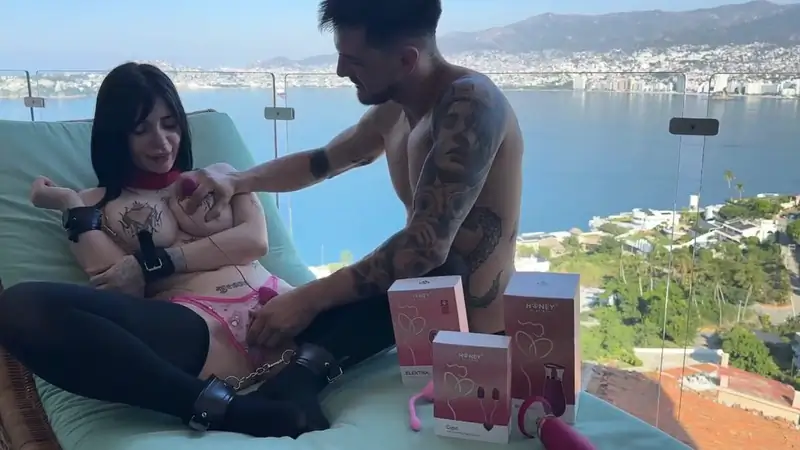 LilMilk69 Gets Bound & Pleasured With Sex Toys