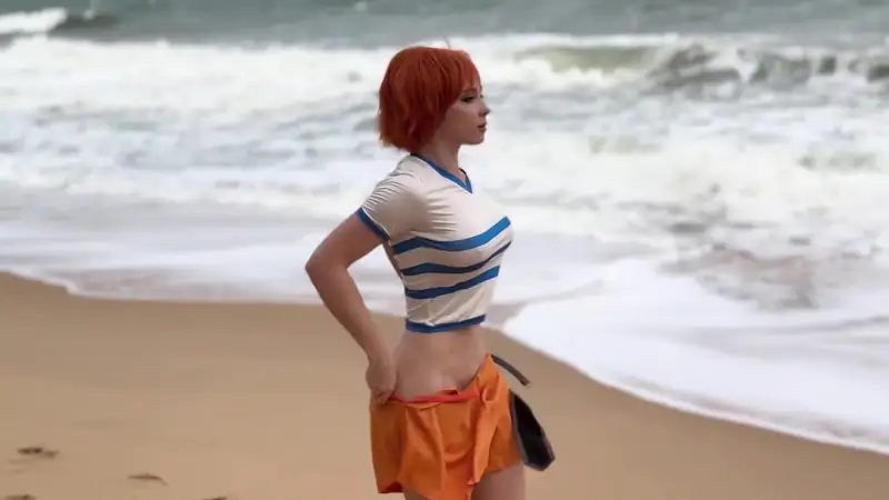 Sweetie Fox's Nami Deepthroats Before Dick Riding