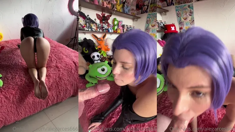 AleGarces666's Blowjob Showcase As Raven