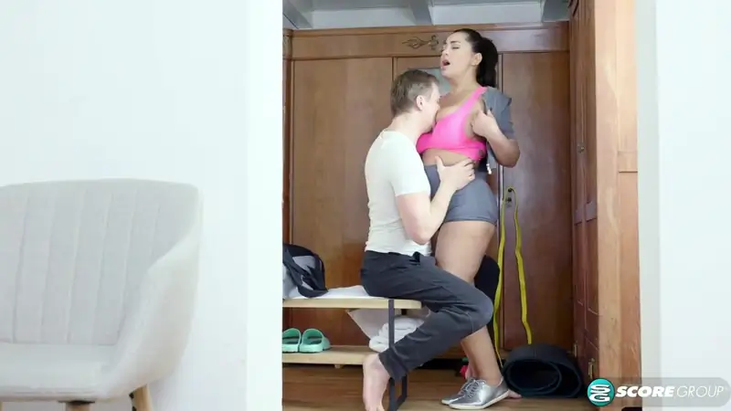 Coco Rains Fucking My Big Titty Busty Step Mom After Her Hot Sweaty Workout