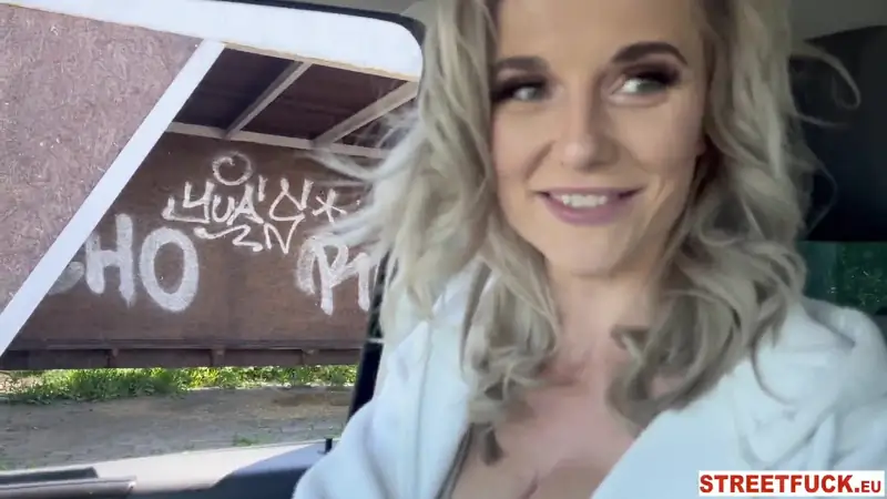 Jay Jay Pink Horny Cheating Wife Streetfuck A Random Guy In The Parking Lot